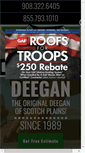 Mobile Screenshot of deeganroofing.com